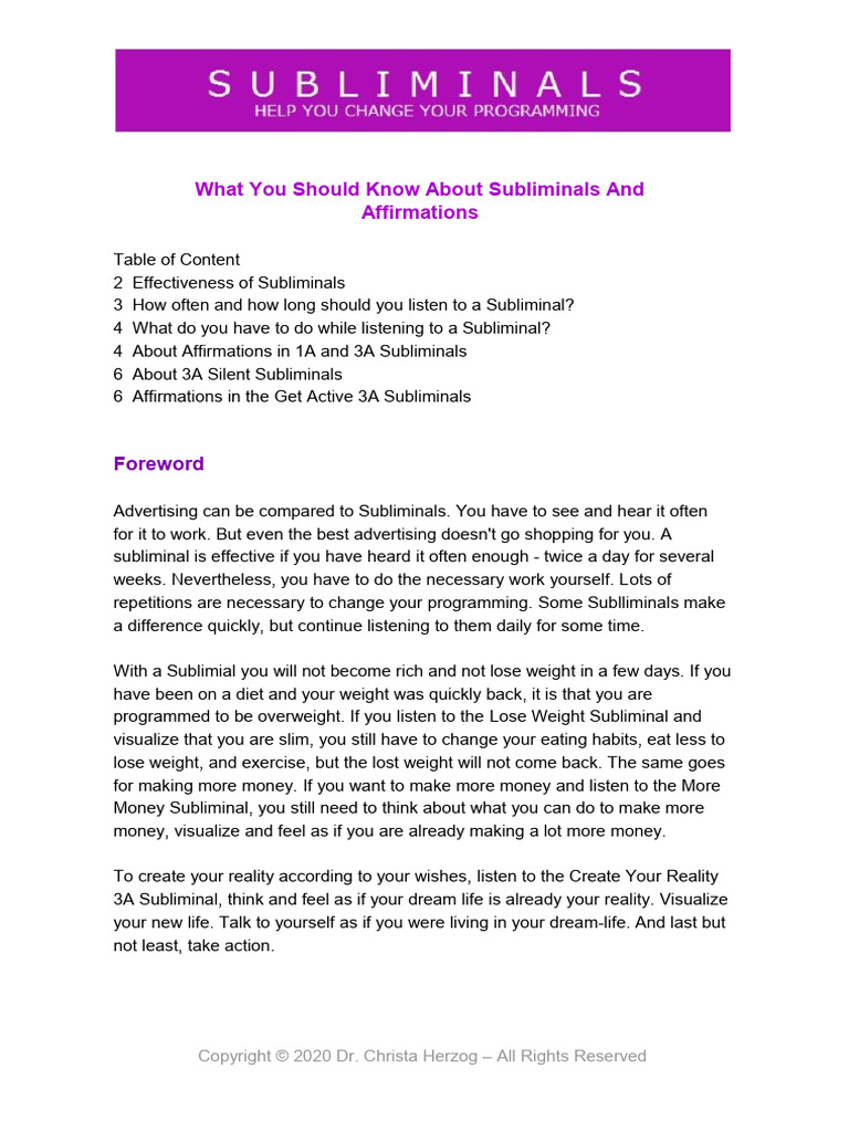 Can You Say Affirmations While Listening to Subliminals?