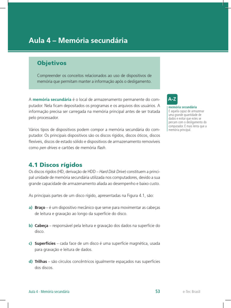 Mem rias secund rias pdf drive de disco r gido dvd