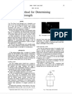 ISRM Suggested Method for Determining Point Load Strength