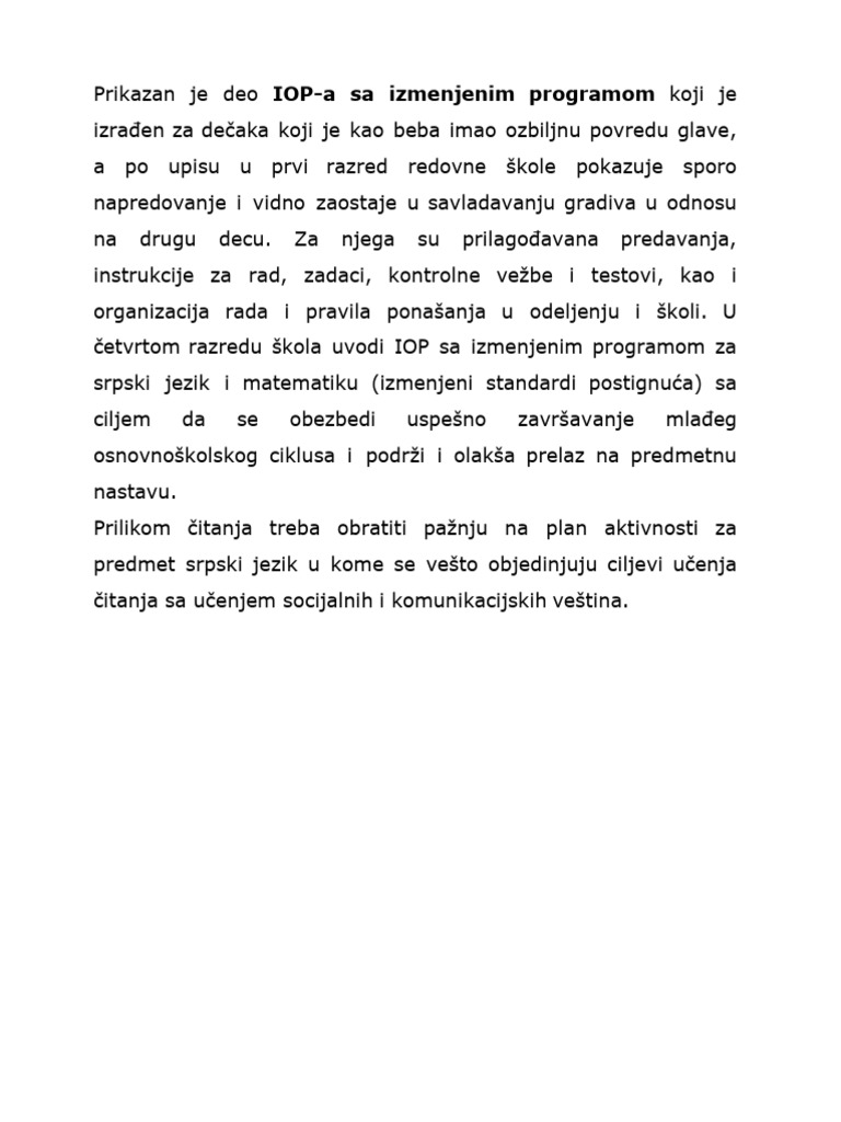 Izmenjeni Iop L | PDF