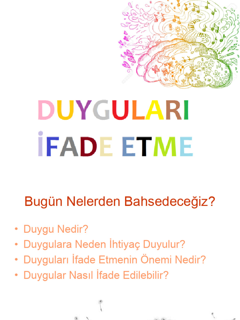 Duyguları Ifade Etme | PDF