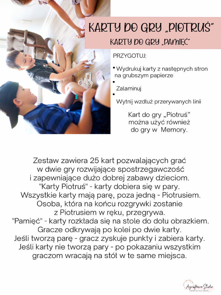 Karty Do Gry Piotruś | PDF