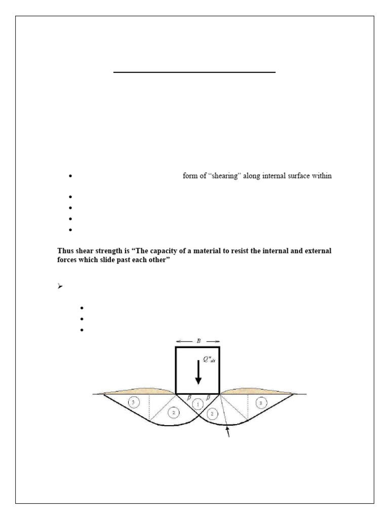 Shear Strength of Soils Explained | PDF | Strength Of Materials | Soil ...