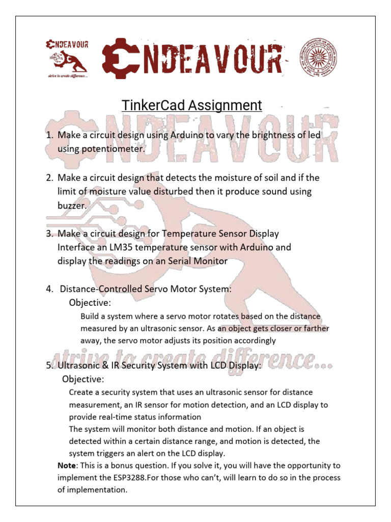 Tinkercad Assignment 2 | PDF