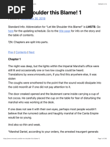 Let Me Shoulder this Blame! 1 – Vanilla Muse Novels