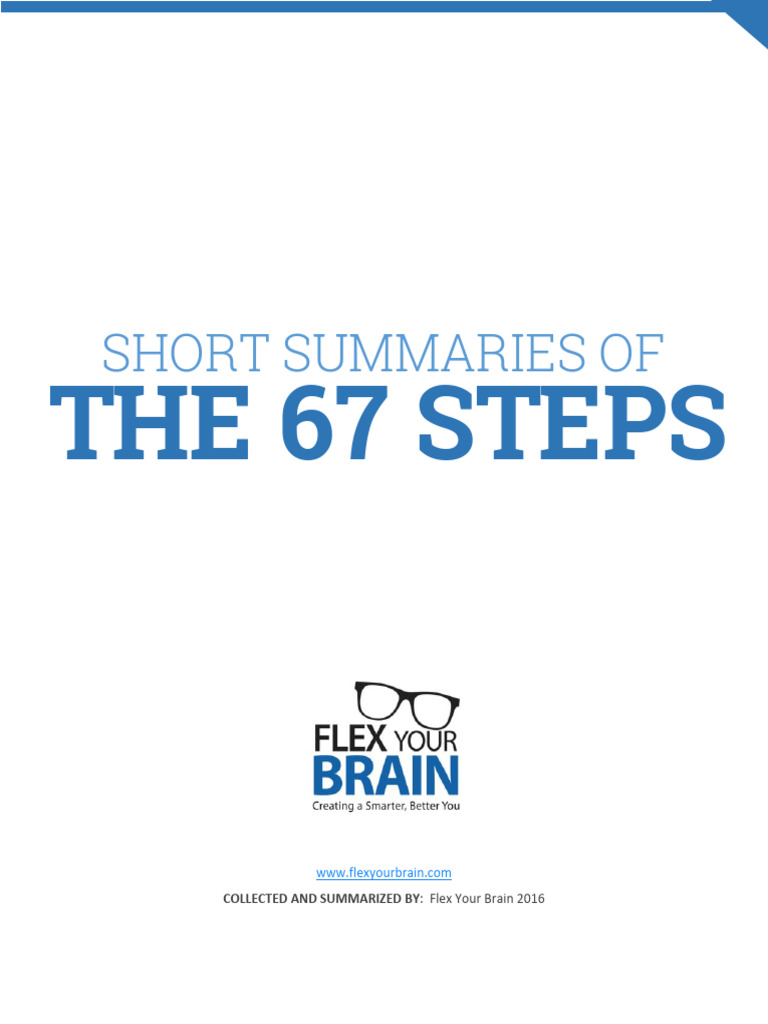 Short Summaries of The 67 Steps PDF Free | PDF | Knowledge | Humility
