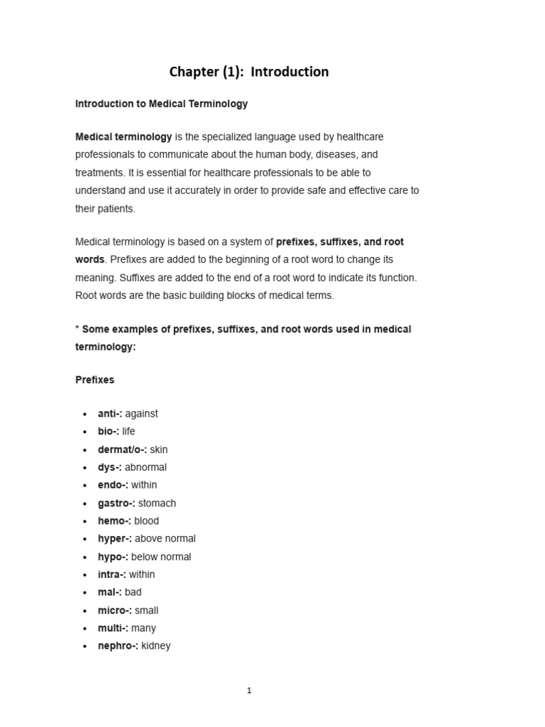 Medical Terminology Basics for Healthcare | PDF | Urinary System | Heart