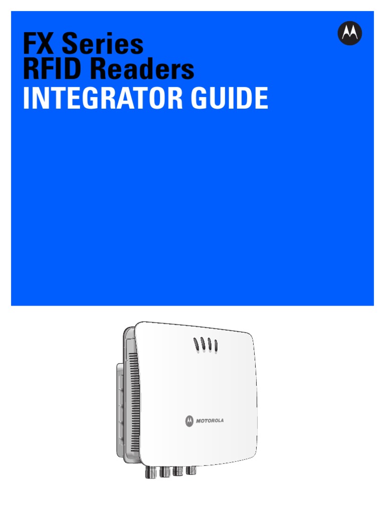 RFID Integrator Guide Radio Frequency Identification Port