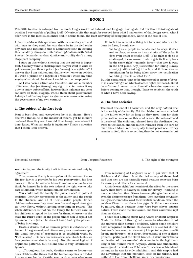 Rousseau Reader: Idea of The Common Will | PDF | Social Contract