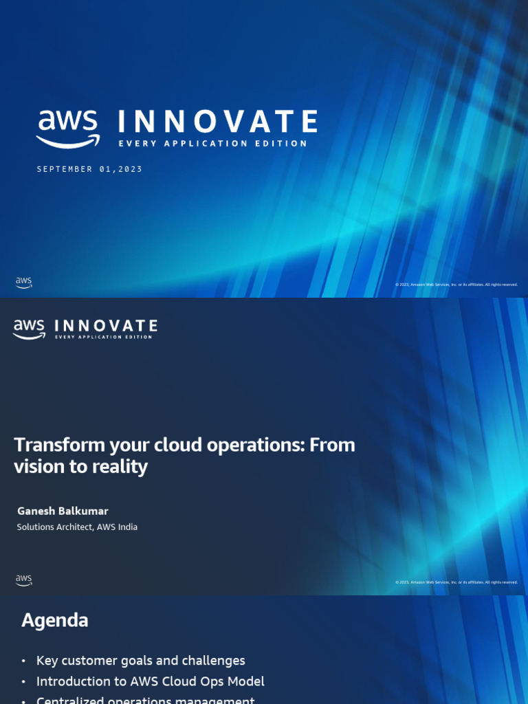 Slides Transform Your Cloud Operations From Vision To Reality | PDF ...
