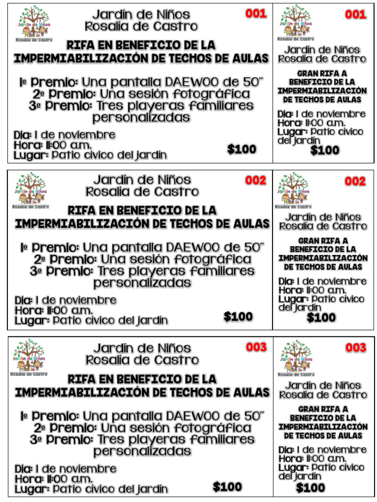 Boletos Rifa | PDF