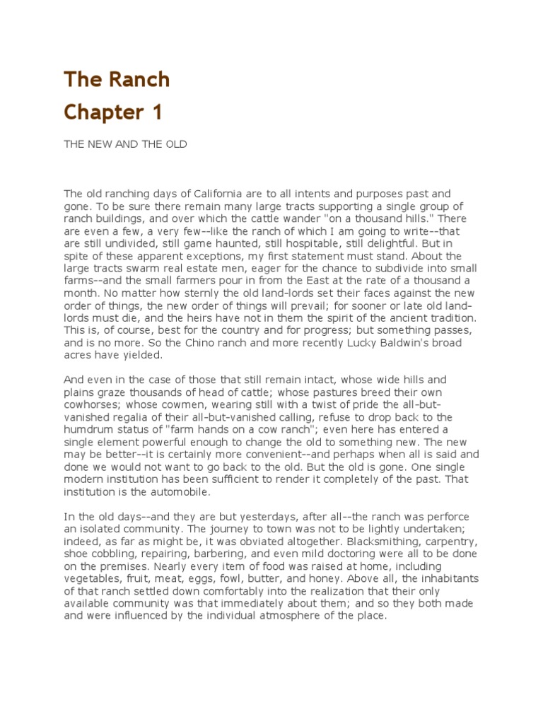 The Ranch | PDF