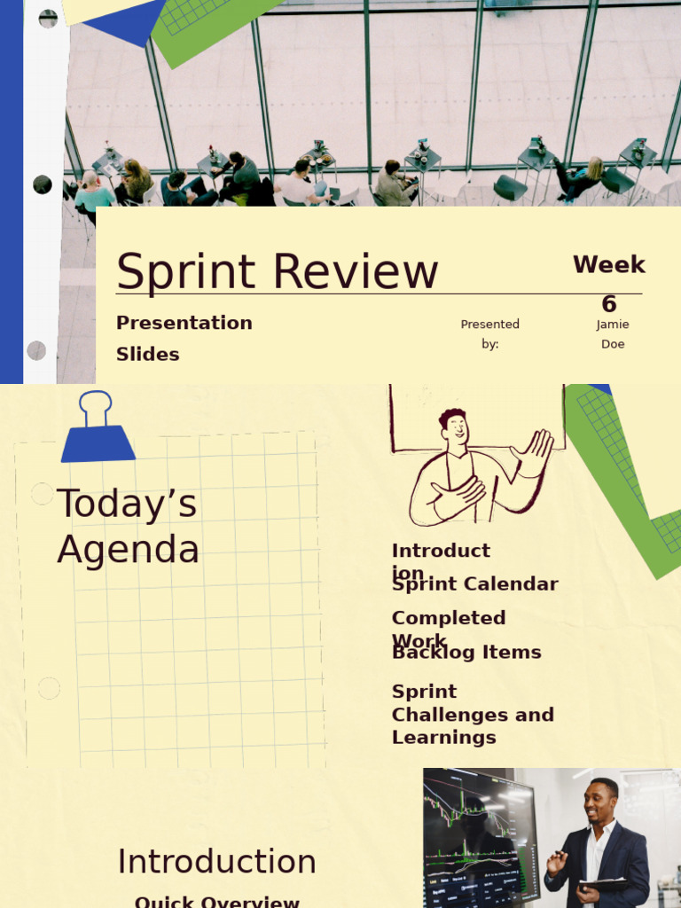 Sprint Review Presentation Template | PDF | Scrum (Software Development ...
