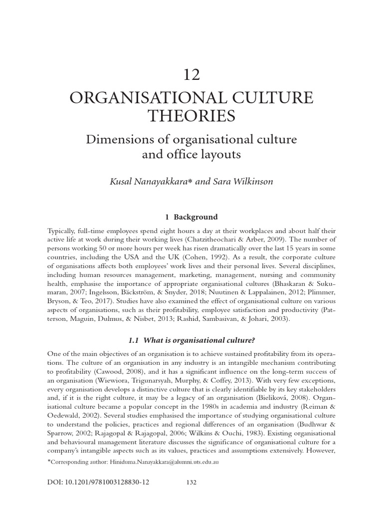 Understanding Organizational Culture | PDF | Organizational Culture ...