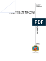 A Guide to PV Sys. Design and Installation