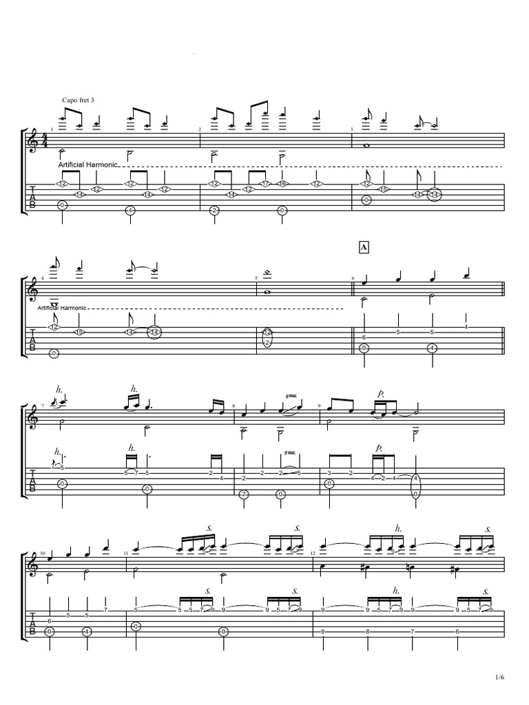 Guitar Tuning and Techniques Guide | PDF | Chordophones | String ...
