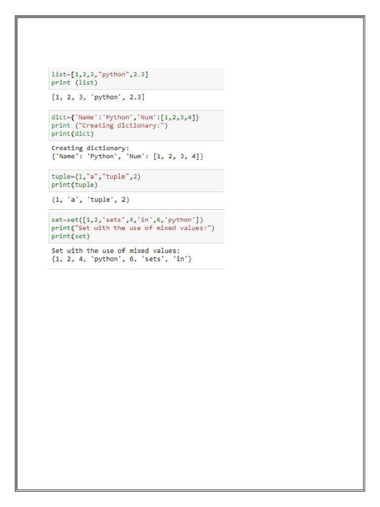 Python Experiments 1 To 13 - 230519 - 130048 | PDF