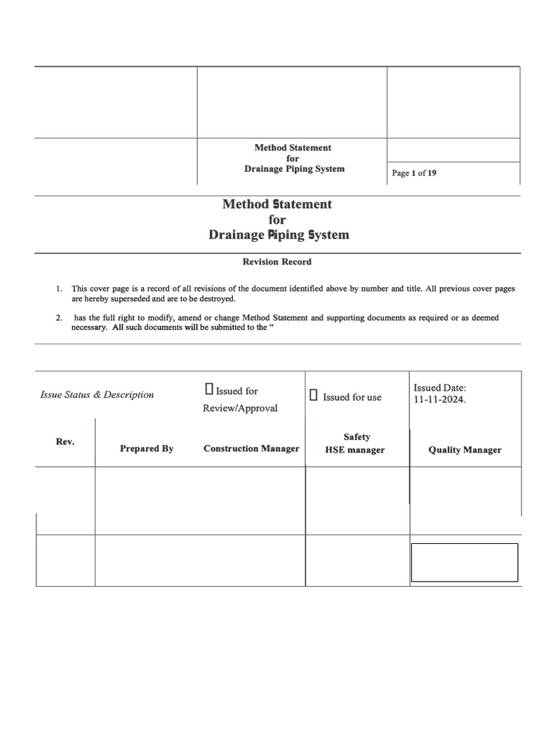 For Piping | PDF | Plumbing | Sanitary Sewer