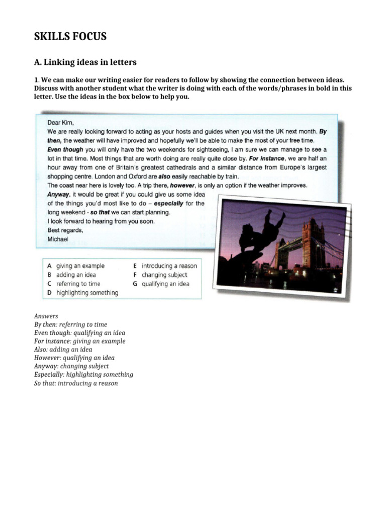Letter Writing Key | PDF | Vocabulary | Phrase