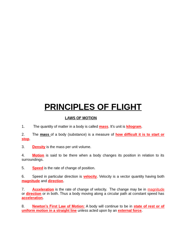 POF Question Bank | PDF | Flight Control Surfaces | Lift (Force)