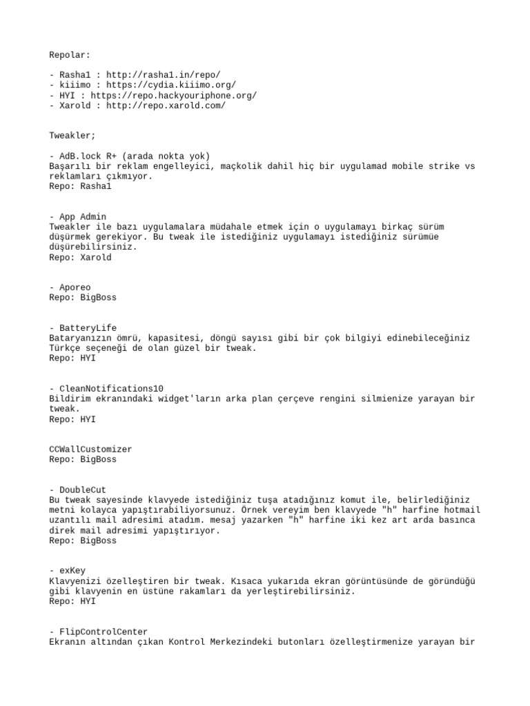 İos 10 Tweak | PDF