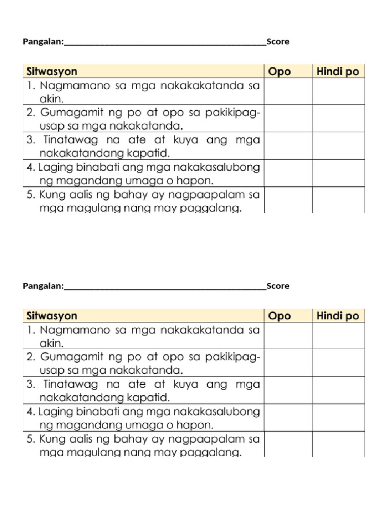 ESP WORKSHEET Q3 W1 DAY 1 | PDF