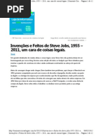Invenções e Feitos de Steve Jobs