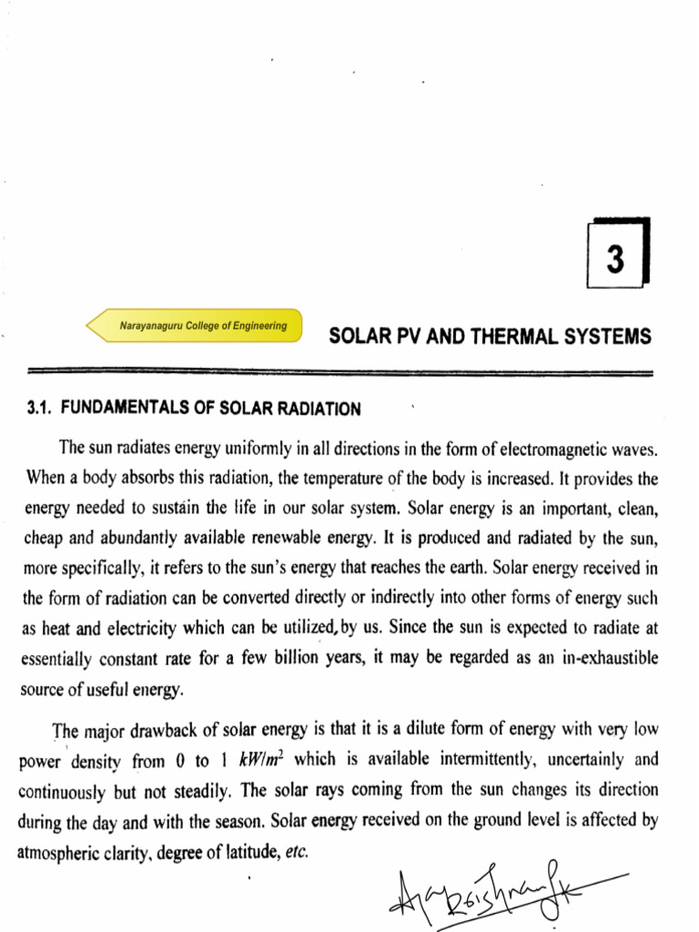 Unit 2 - Solar Energy - Sun and Earth - Basic Characteristics of Solar ...