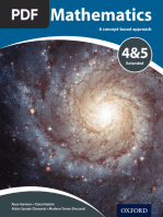 Pearson Mathematics For The IB Diploma - Analysis and Approaches HL | PDF