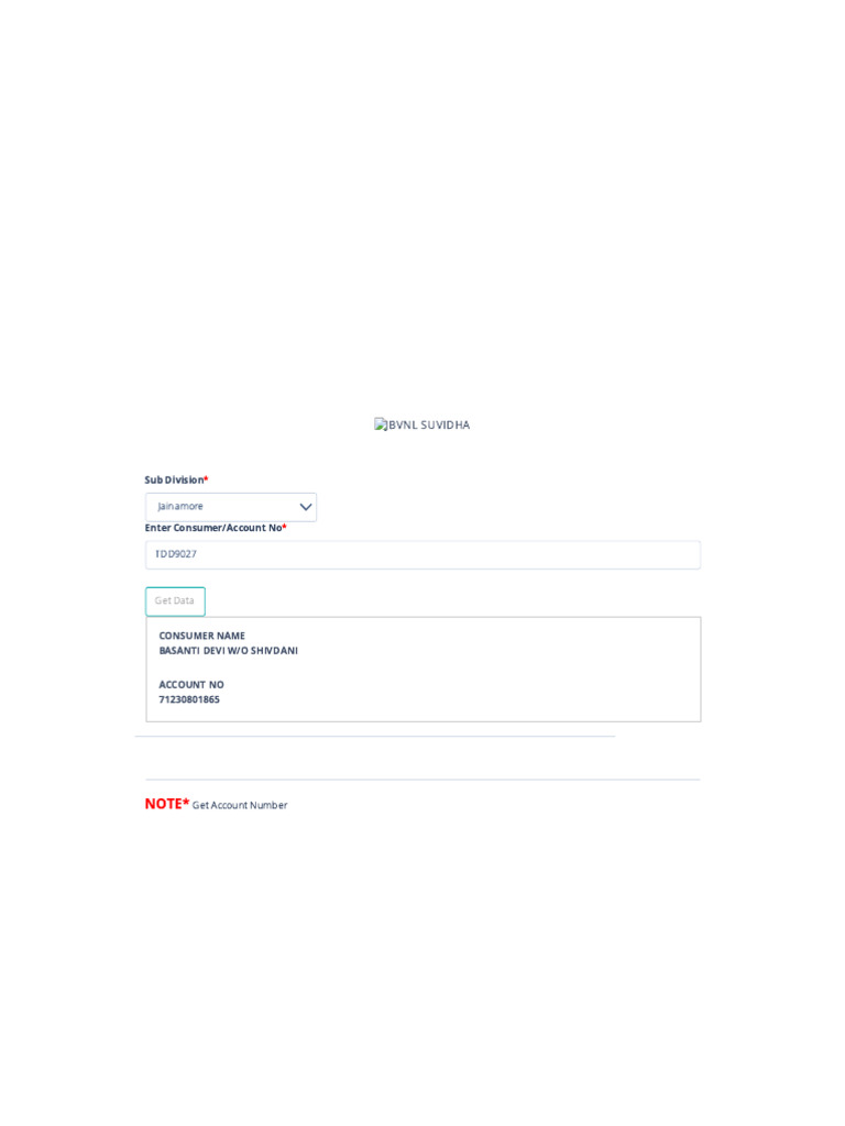 JBVNL Consumer Data Access | PDF