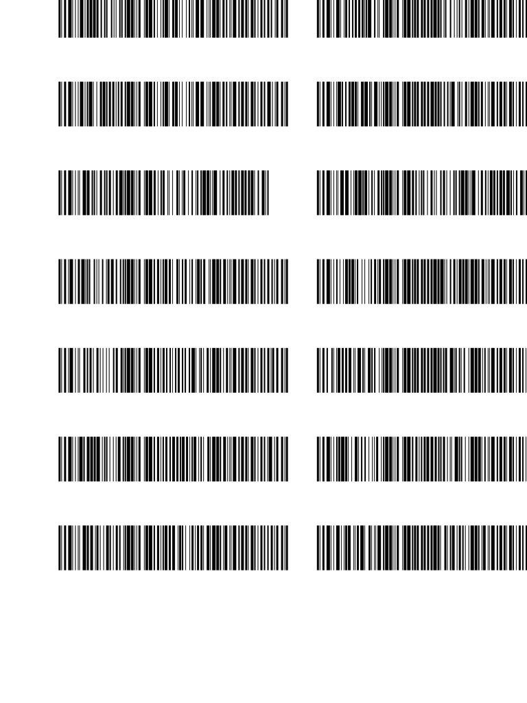 Code128 Barcodes List | PDF