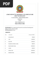 Kenyatta University Fee Structure 2024/2025 | PDF | Fee | Payments