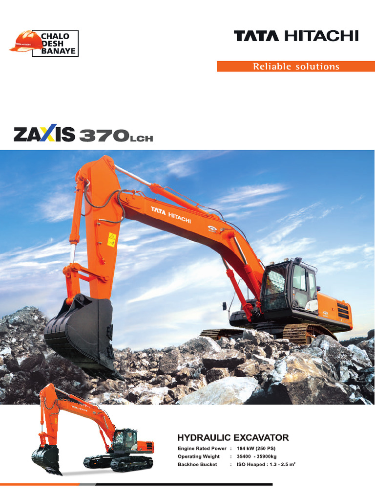Zaxis 370LCH 1 | PDF