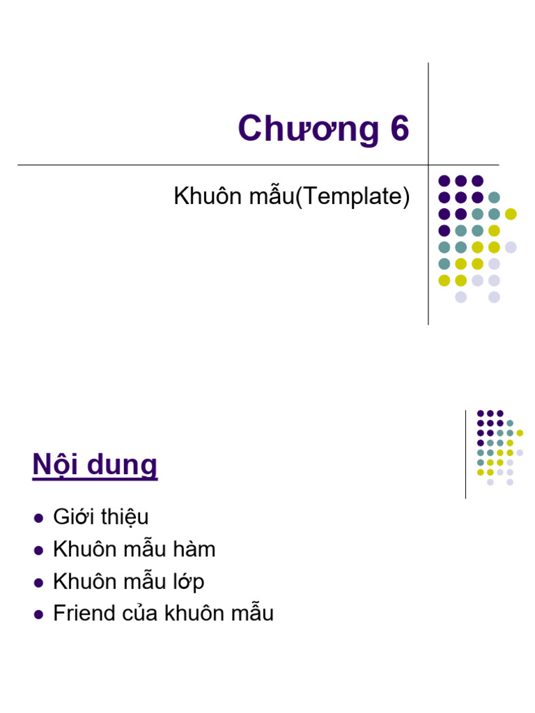 Chuong 6 - Khuon Mau | PDF