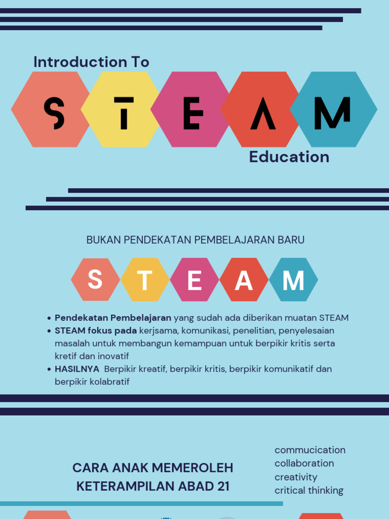 Pembelajaran STEAM untuk Anak Usia Dini | PDF