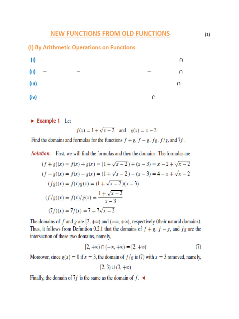 Lecture-2, Functions (Cal-1) IBA | PDF