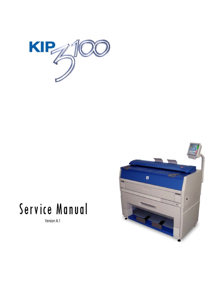 Kip 3100 S M PDF Image Scanner Voltage