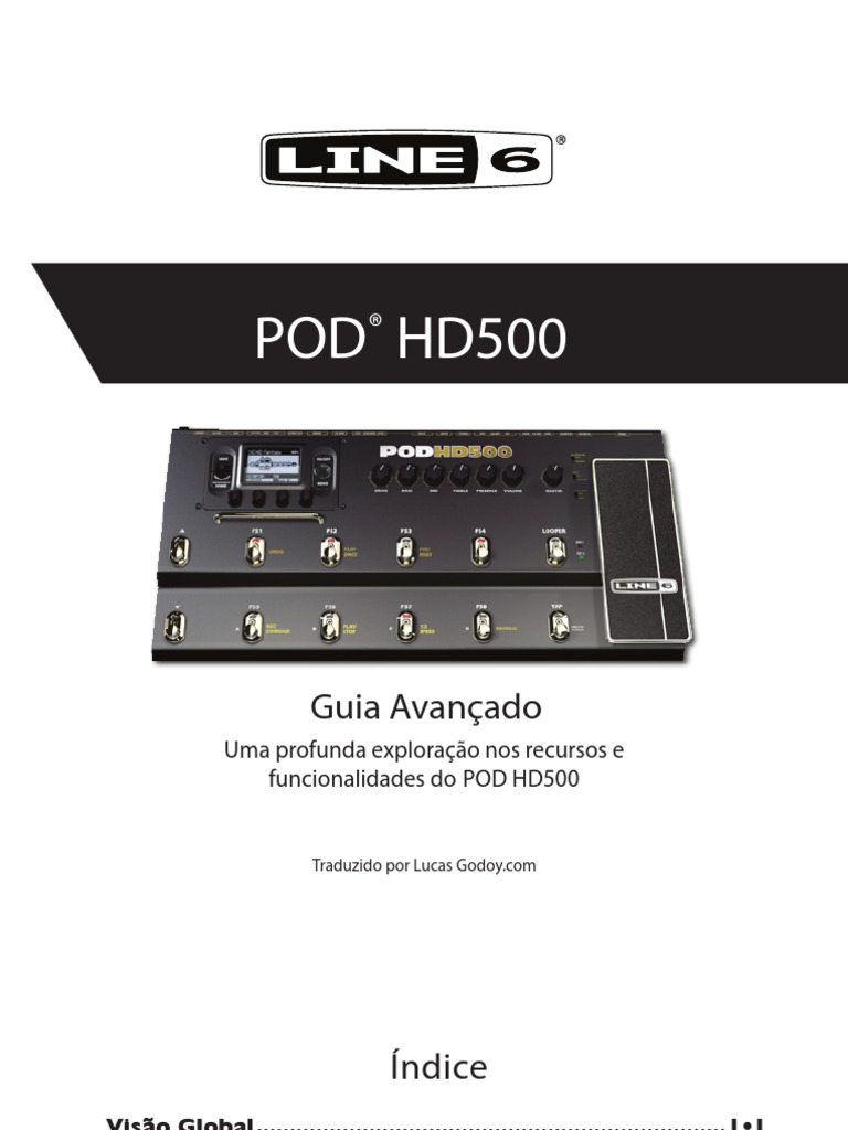 POD HD 500 - Manual - Avançado (Português) | PDF | Processador de