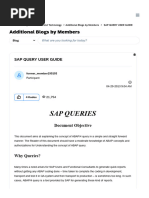 ABAP Query Tutorial in SAP - SQ01, SQ02, SQ03 | PDF | Computing ...