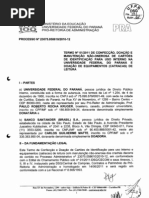 Contrato entre a UFPR e o banco Santander