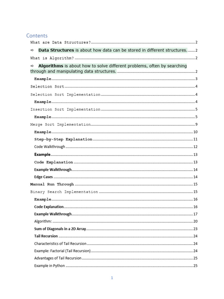 Data Structures and Sorting Algorithms | PDF | Matrix (Mathematics ...