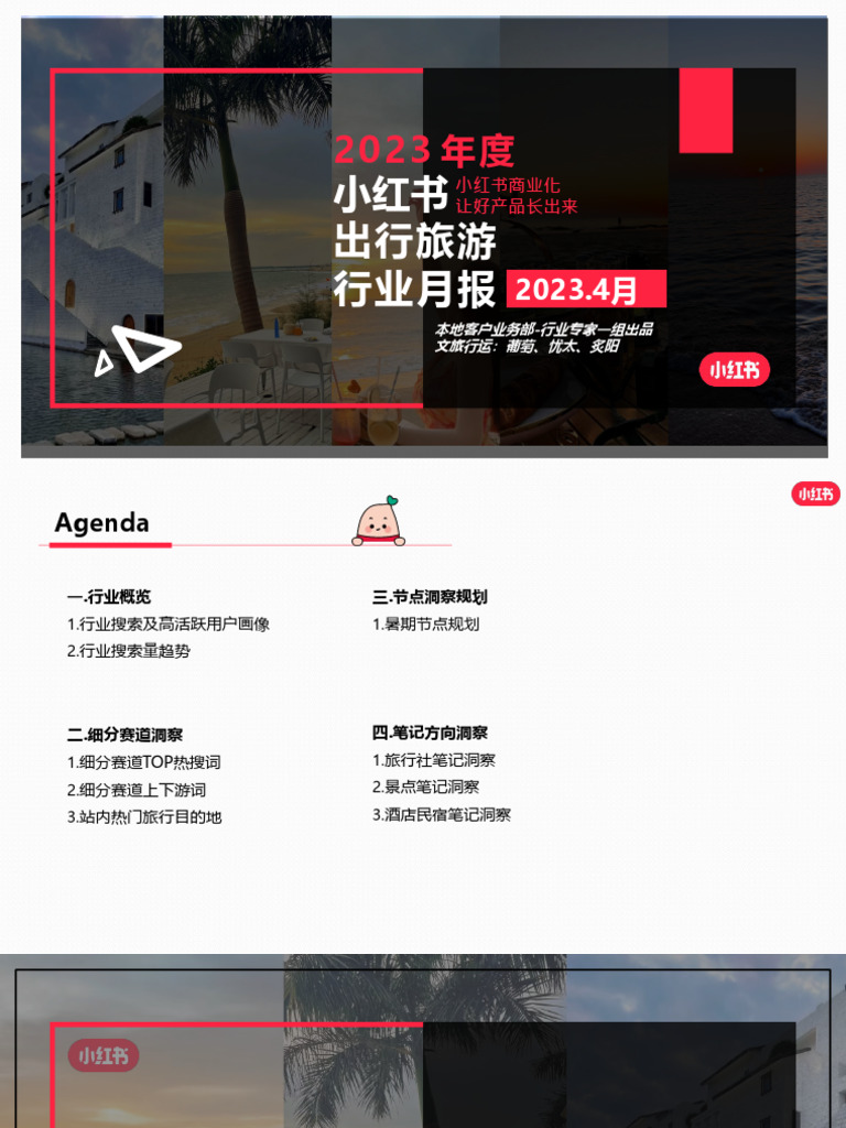 「文旅」小红书2023年文旅行业月报-2023 4 | PDF