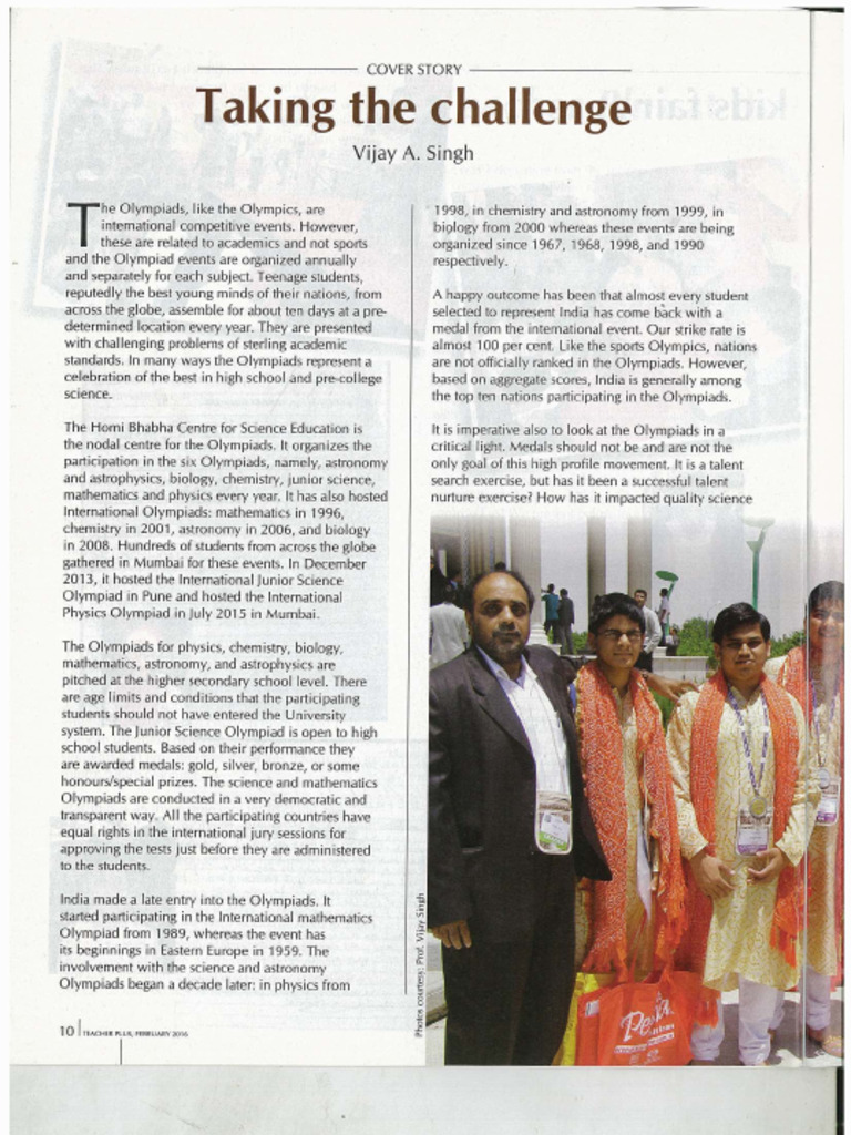 The Challenge Of The Physics Olympiad Pdf