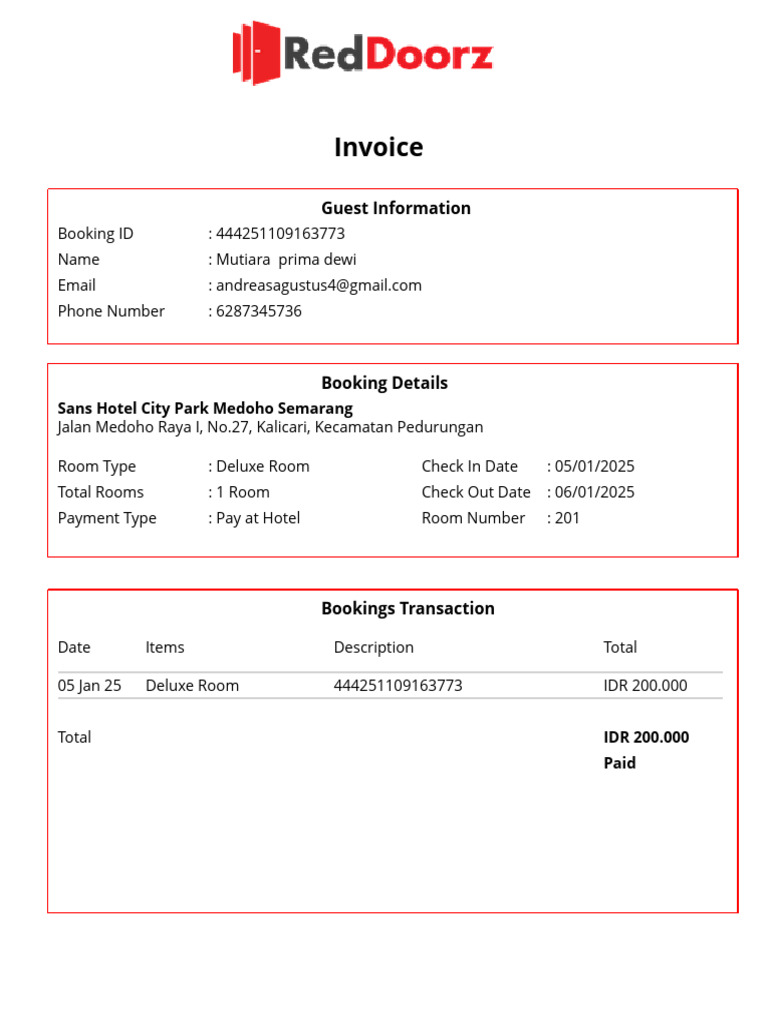 Consolidated Invoice | PDF