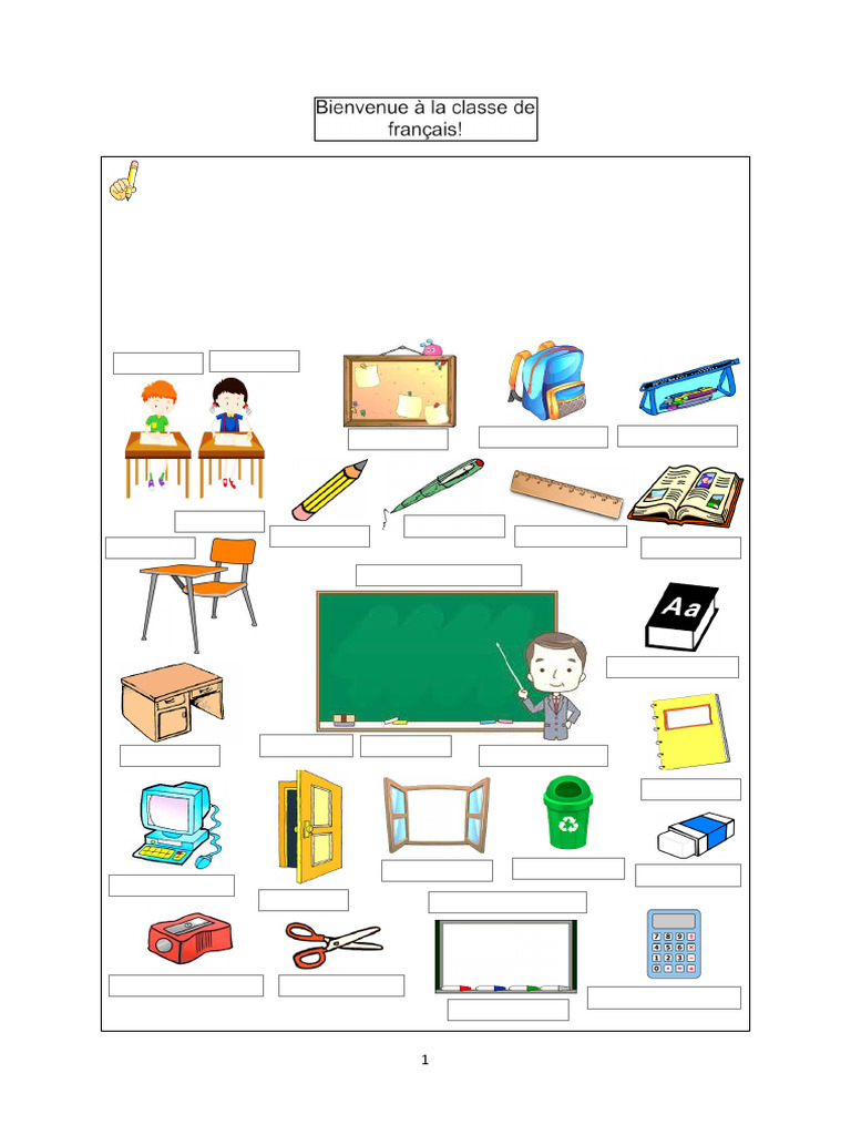 Mots Fléchés Objets Scolaires PDF — free download