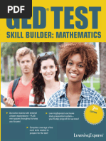 GEd Math Practice Test 2025 | PDF | Interest | Elementary Geometry