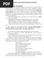 constatarea contraventiei