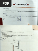 Spring Constant Experiment Procedure | PDF
