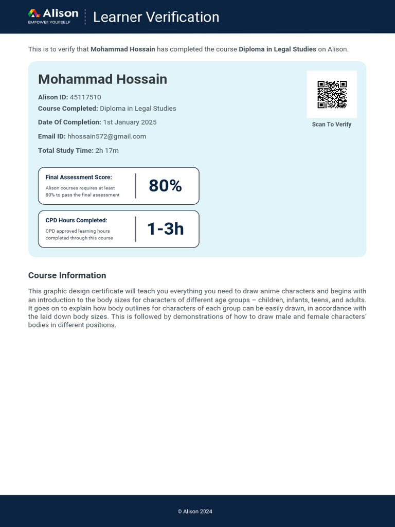 Learner-Verification-On Diploma in Legal Studies | PDF