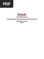 Oracle Recruiting Cloud 2026 Implementation Professional - 1z0-1069-26 ...